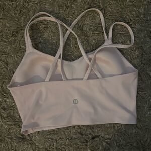 Light Pink Lululemon sports bra top